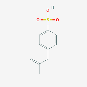molecular formula C10H11NaO4S B072792 Sodium 4-(2-methylprop-2-en-1-yl)benzenesulphonate CAS No. 1208-67-9