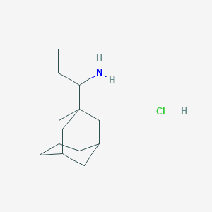 molecular formula C13H24ClN B072793 1-(1-adamantyl)propan-1-amine Hydrochloride CAS No. 1483-12-1