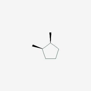 molecular formula C7H14 B072798 cis-1,2-Dimethylcyclopentane CAS No. 1192-18-3