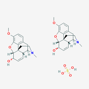molecular formula C18H23NO7S B072805 Codeine sulphate CAS No. 1420-53-7