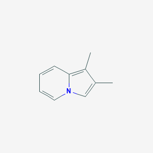 molecular formula C10H11N B072809 1,2-Dimethylindolizine CAS No. 1125-77-5