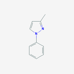 molecular formula C10H10N2 B072811 3-Methyl-1-phenyl-1H-pyrazole CAS No. 1128-54-7