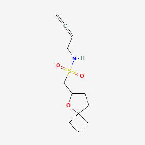 molecular formula C12H19NO3S B7281684 CID 136561893 