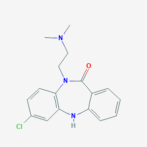 molecular formula C17H18ClN3O B072821 Clobenzepam CAS No. 1159-93-9