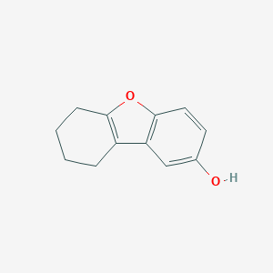 molecular formula C12H12O2 B072823 6,7,8,9-Tetrahydro-dibenzofuran-2-ol CAS No. 1133-79-5