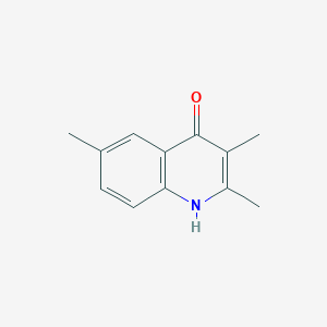 molecular formula C12H13NO B072826 2,3,6-Trimethylquinolin-4-OL CAS No. 1447-42-3