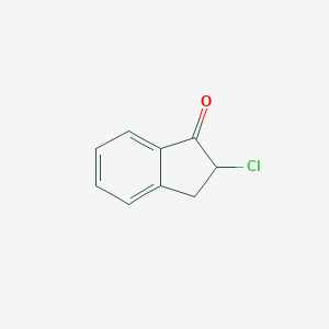 molecular formula C9H7ClO B072830 2-chloro-2,3-dihydro-1H-inden-1-one CAS No. 1579-14-2