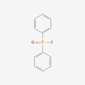 molecular formula C12H10FOP B072842 Phosphinic fluoride, diphenyl- CAS No. 1135-98-4