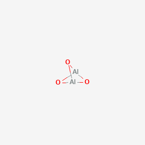 molecular formula Al2O3 B072845 2,4,5-Trioxa-1,3-dialuminabicyclo[1.1.1]pentane CAS No. 1317-82-4