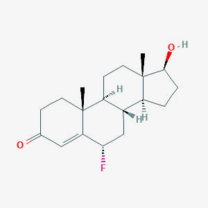 molecular formula C19H27FO2 B072848 6α-氟睾酮 CAS No. 1597-68-8
