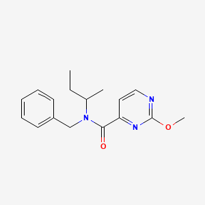 molecular formula C17H21N3O2 B7285494 N-benzyl-N-butan-2-yl-2-methoxypyrimidine-4-carboxamide 