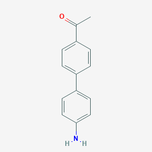 molecular formula C14H13NO B072862 1-[4-(4-Aminophenyl)phenyl]ethanone CAS No. 1141-39-5