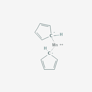 molecular formula C10H10Mn B072863 Bis(cyclopentadienyl)manganese CAS No. 1271-27-8