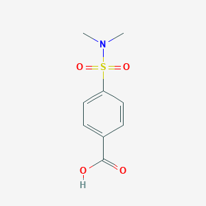 molecular formula C9H11NO4S B072875 4-[(Dimethylamino)sulfonyl]benzoic acid CAS No. 1206-37-7