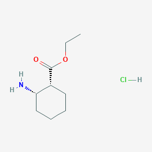 molecular formula C9H18ClNO2 B072878 盐酸顺式-2-氨基-1-环己烷甲酸乙酯 CAS No. 1127-99-7