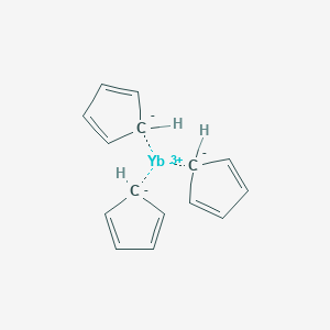 molecular formula C15H15Yb 15* B072879 Tris(cyclopentadienyl)ytterbium(III) CAS No. 1295-20-1