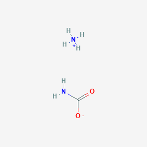 molecular formula NH4CO2NH2<br>CH6N2O2 B072881 Ammonium carbamate CAS No. 1111-78-0