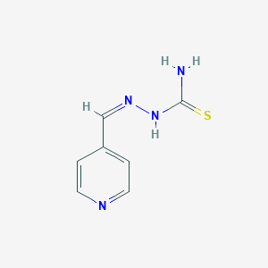 molecular formula C7H8N4S B072884 2-(4-吡啶基亚甲基)-肼基硫代酰胺 CAS No. 1200-00-6