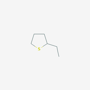 molecular formula C6H12S B072895 2-Ethyltetrahydrothiophene CAS No. 1551-32-2