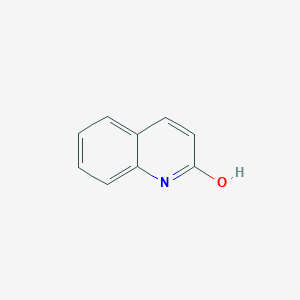 molecular formula C9H7NO B072897 2-羟基喹啉 CAS No. 1321-40-0