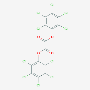 molecular formula C14Cl10O4 B072906 Bis(pentachlorophenyl) oxalate CAS No. 1173-75-7