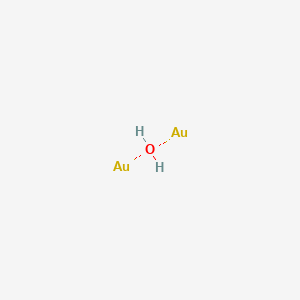 molecular formula Au2H2O B072907 Gold oxide (Au2O) CAS No. 1303-57-7