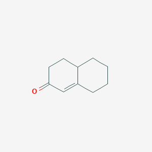 molecular formula C10H14O B072914 4,4a,5,6,7,8-Hexahydronaphthalen-2(3H)-one CAS No. 1196-55-0