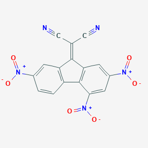 molecular formula C16H5N5O6 B072918 9-Dicyanomethylene-2,4,7-trinitrofluorene CAS No. 1172-02-7