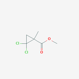 B072944 Methyl 2,2-dichloro-1-methylcyclopropanecarboxylate CAS No. 1447-13-8