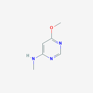 molecular formula C6H9N3O B072948 6-methoxy-N-methylpyrimidin-4-amine CAS No. 1124-73-8