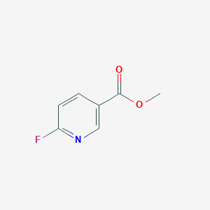 molecular formula C7H6FNO2 B072951 Methyl 6-fluoropyridine-3-carboxylate CAS No. 1427-06-1