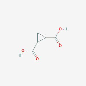 molecular formula C5H6O4 B072959 1,2-Cyclopropanedicarboxylic acid CAS No. 1489-58-3