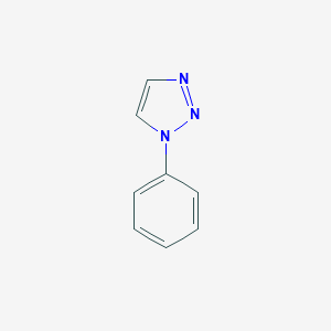 molecular formula C8H7N3 B072966 1-苯基-1H-1,2,3-三唑 CAS No. 1453-81-2