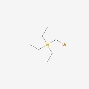 molecular formula C7H17BrSi B072970 (Bromomethyl)triethylsilane CAS No. 1112-53-4