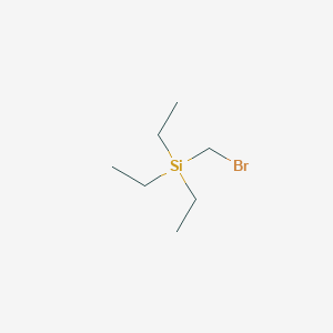 molecular formula C7H17BrSi B072970 Silane, (bromomethyl)triethyl- CAS No. 1112-53-4