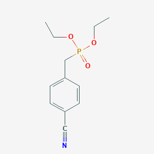 molecular formula C12H16NO3P B072976 Diethyl (4-Cyanobenzyl)phosphonate CAS No. 1552-41-6