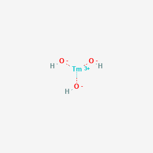 molecular formula H3O3Tm B072980 Thulium hydroxide CAS No. 1311-33-7