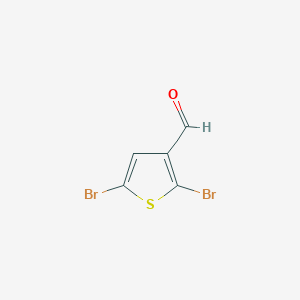 molecular formula C5H2Br2OS B072984 2,5-Dibromothiophene-3-carbaldehyde CAS No. 1193-69-7