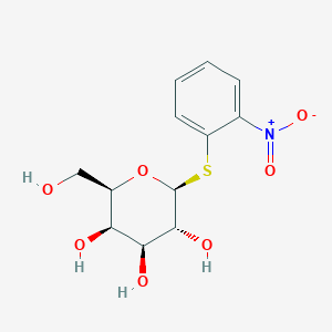 molecular formula C12H15NO7S B072991 (2r,3r,4s,5r,6s)-2-(Hydroxymethyl)-6-(2-Nitrophenyl)sulfanyl-Oxane-3,4,5-Triol CAS No. 1158-17-4
