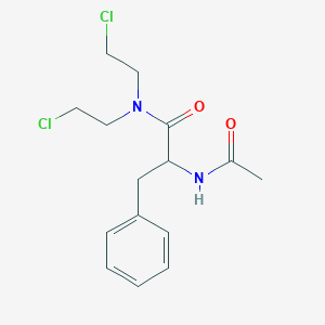 2-acetamido-N,N-bis(2-chloroethyl)-3-phenylpropanamide
