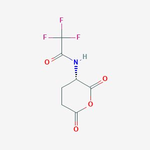 N-[(3S)-2,6-dioxooxan-3-yl]-2,2,2-trifluoroacetamide