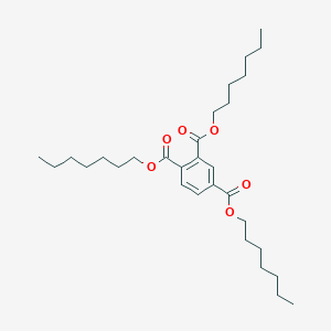 molecular formula C30H48O6 B073009 Triheptyl benzene-1,2,4-tricarboxylate CAS No. 1528-48-9