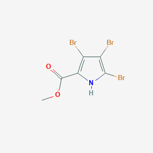 molecular formula C6H4Br3NO2 B073029 Methyl 3,4,5-tribromo-1h-pyrrole-2-carboxylate CAS No. 1198-67-0