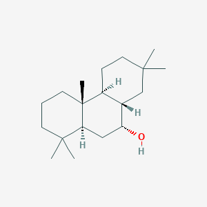 molecular formula C19H34O B073033 (4Ar,4bS,8aS,9R,10aS)-1,1,4a,7,7-pentamethyl-3,4,4b,5,6,8,8a,9,10,10a-decahydro-2H-phenanthren-9-ol CAS No. 1224-29-9