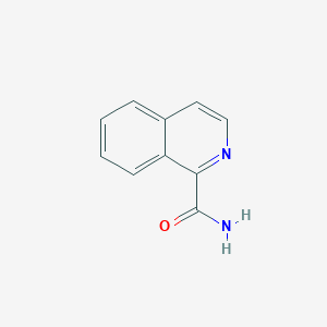molecular formula C10H8N2O B073039 isoquinoline-1-carboxamide CAS No. 1436-44-8