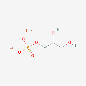 molecular formula C3H7Li2O6P B073048 Dilithium glycerophosphate CAS No. 1300-23-8