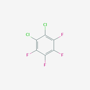 molecular formula C6Cl2F4 B073055 1,2-Dichloro-3,4,5,6-tetrafluorobenzene CAS No. 1198-59-0