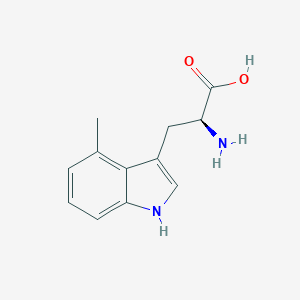 molecular formula C12H14N2O2 B073059 4-Methyltryptophan CAS No. 1139-73-7