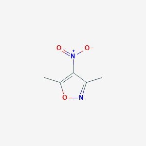 molecular formula C5H6N2O3 B073060 3,5-二甲基-4-硝基异噁唑 CAS No. 1123-49-5