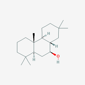 molecular formula C19H34O B073061 (4Ar,4bS,8aS,9S,10aS)-1,1,4a,7,7-pentamethyl-3,4,4b,5,6,8,8a,9,10,10a-decahydro-2H-phenanthren-9-ol CAS No. 1224-28-8